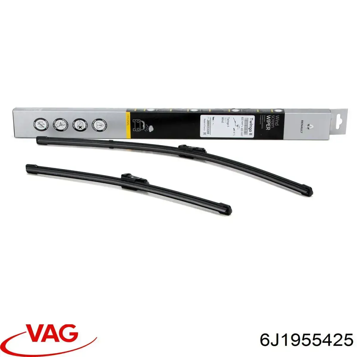 Щітка двірника ліва VAG 6J1955425 ціна, від 14.20 USD