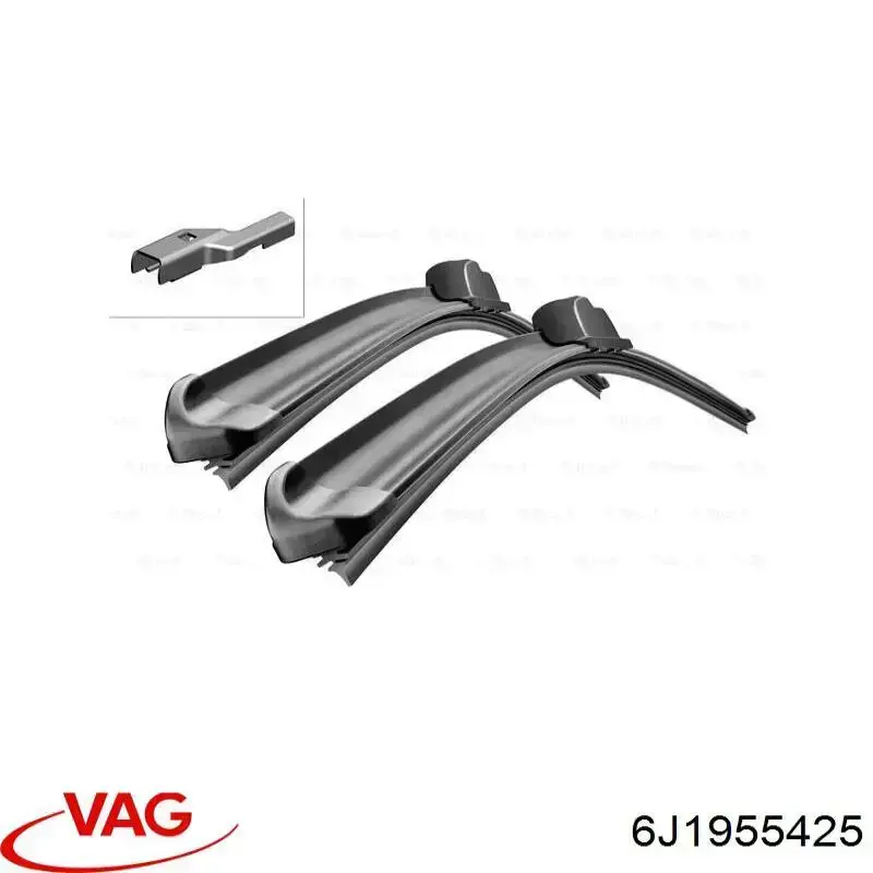 Купити 6J1955425 VAG Щітка-двірник лобового скла, водійська