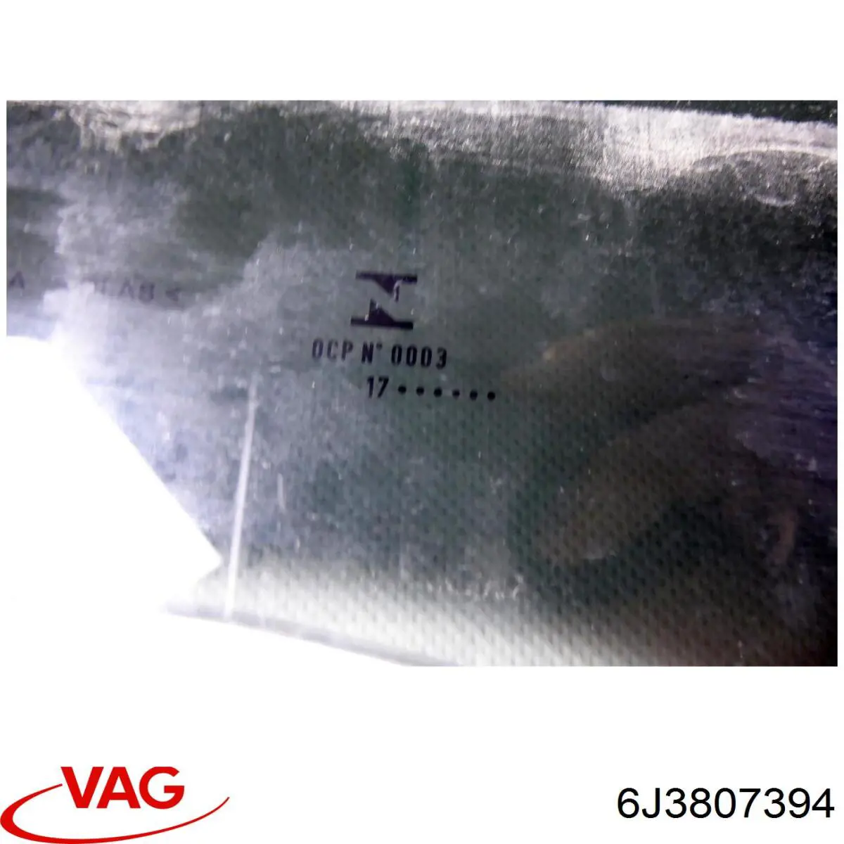 Купити 6J3807394 VAG Направляюча заднього бампера, права