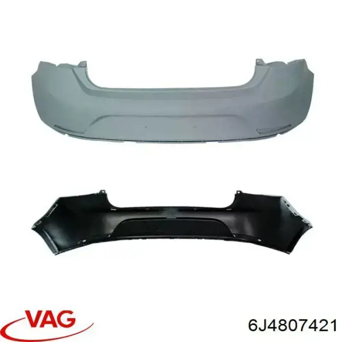 Кожух бампера заднього Polcar 673296J ціна, від 101.35 USD