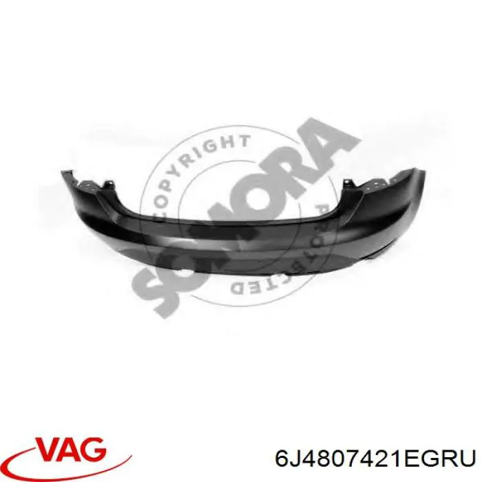 Кожух бампера заднього VAG 6J4807421EGRU ціна, від 122.85 USD