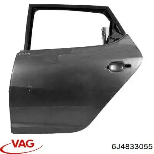 Двері задні Seat Ibiza IV хетчбек (6J5, 6P1) (2008 - 2017) ціна, від 58.67 USD