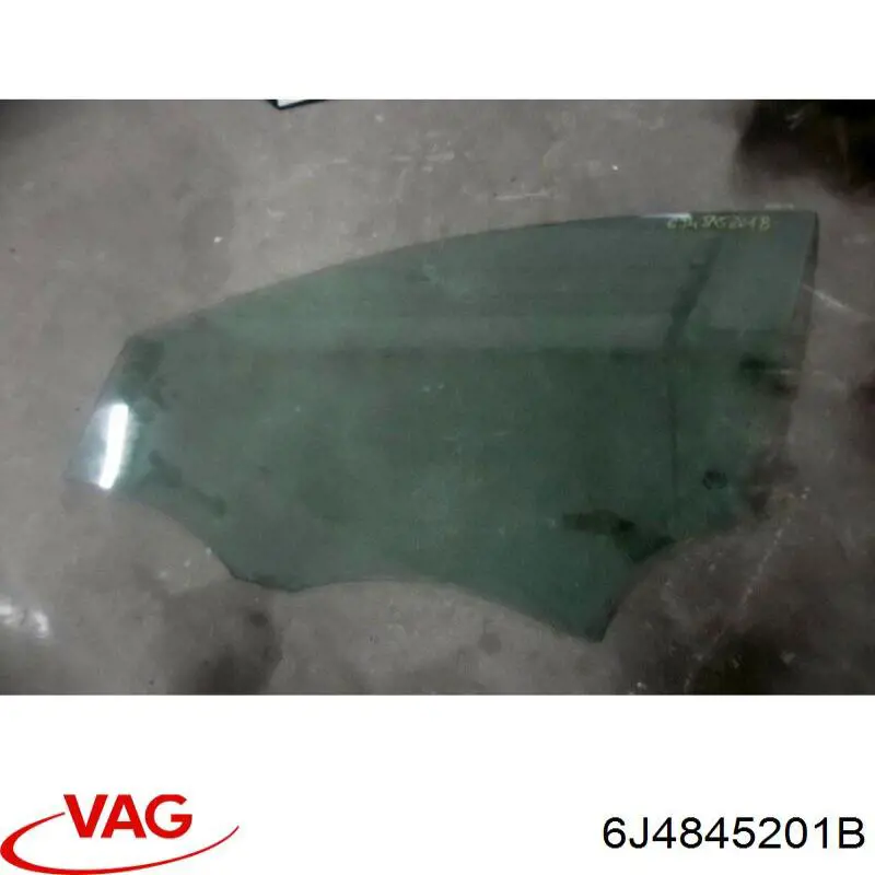 Скло передніх дверей, лівою VAG 6J4845201B ціна, від 16.87 USD