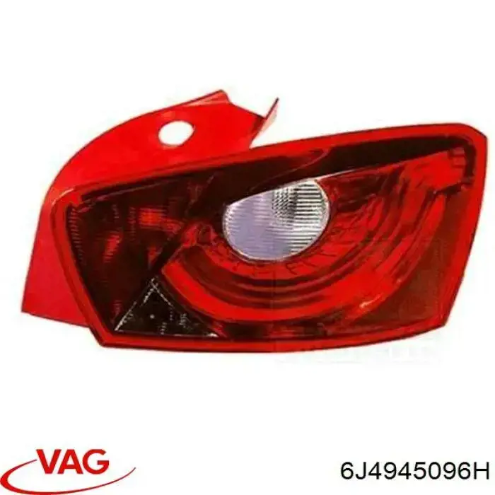 Задні ліхтарі VAG 6J4945096H ціна, від 55.79 USD