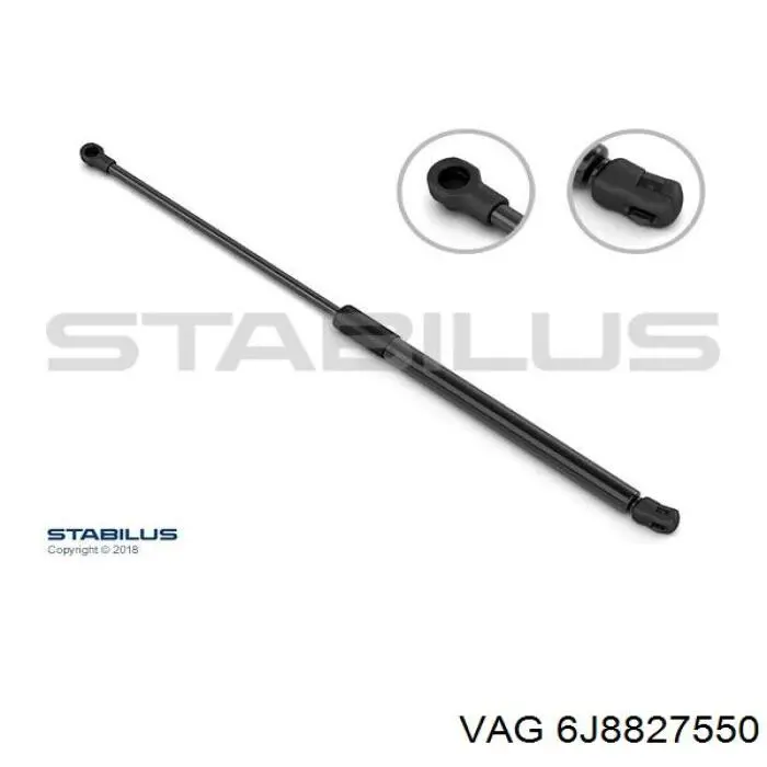 Купити 6J8827550A VAG Амортизатор двері багажника