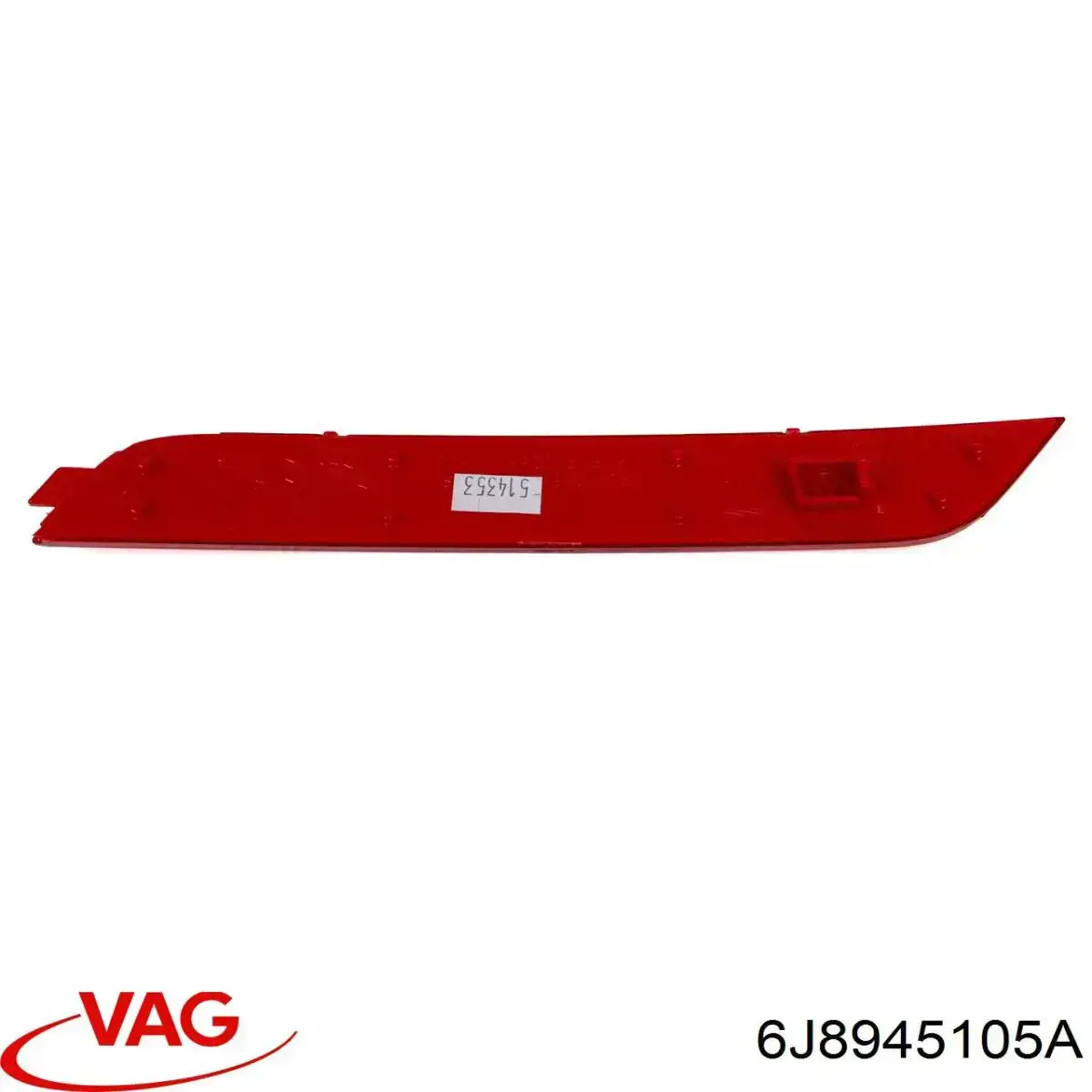 Катафот (відбивач) заднього бампера VAG 6J8945105A ціна, від 29.16 USD