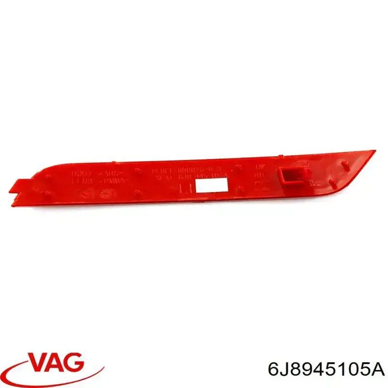 Купити 6J8945105A VAG Катафот (відбивач) заднього бампера