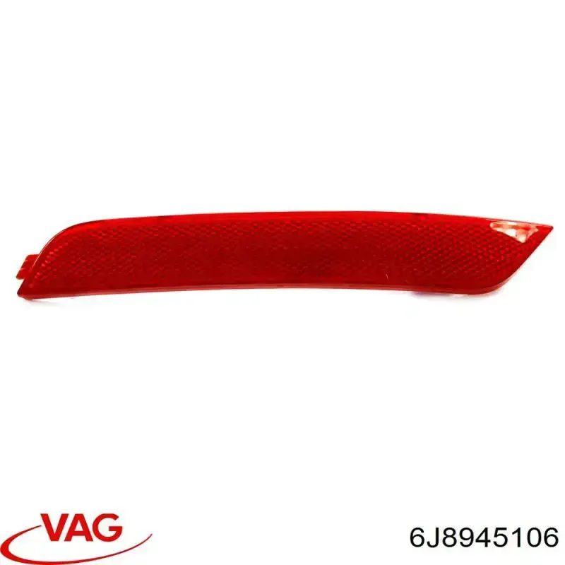 6J8945106 VAG Правий катафот бампера