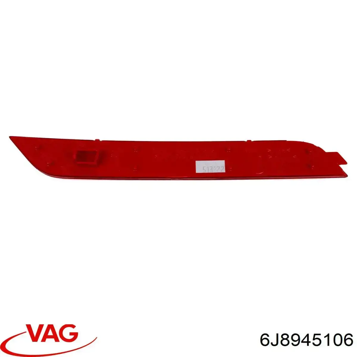 Правий катафот заднього бампера VAG 6J8945106 ціна, від 29.77 USD