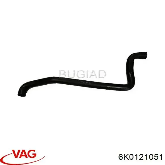 6K0121051 VAG Шланг/патрубок радіатора охолодження, нижній