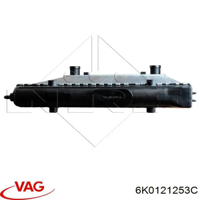Купити 6K0121253C VAG Радіатор двигуна