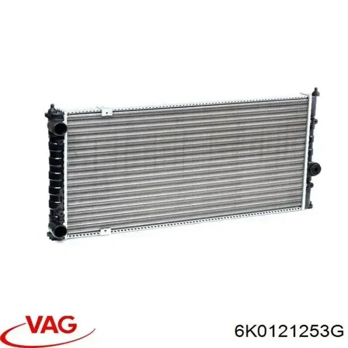 6K0121253G VAG радіатор охолодження двигуна