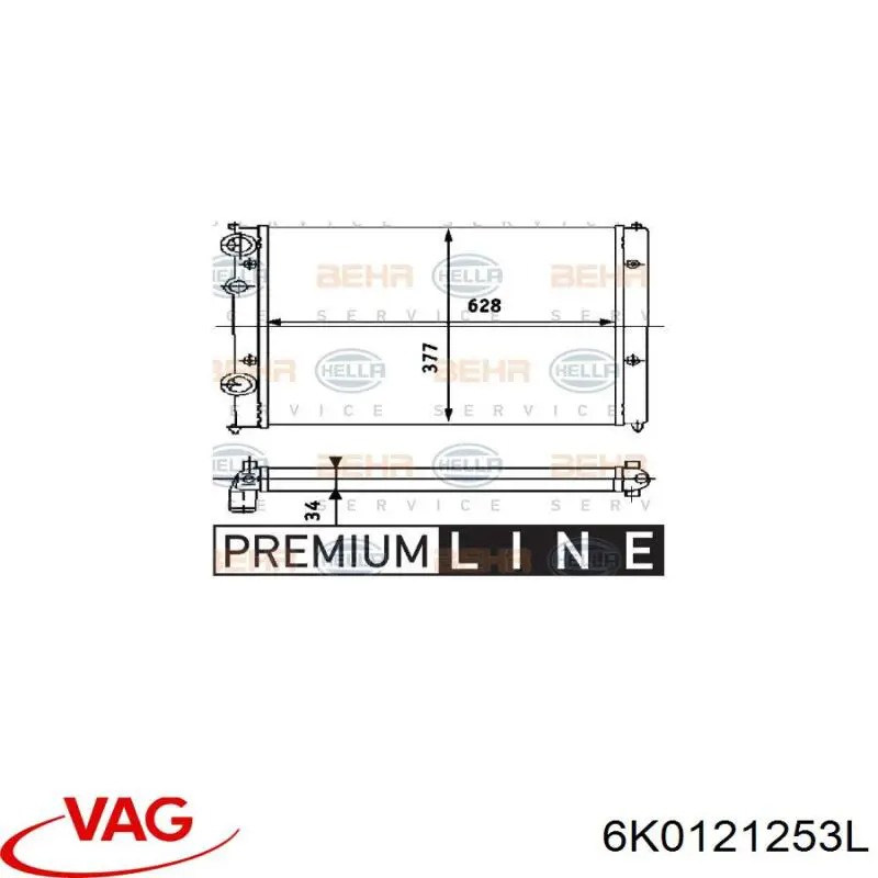 Радіатор основний Maxgear AC230004 ціна, від 53.35 USD