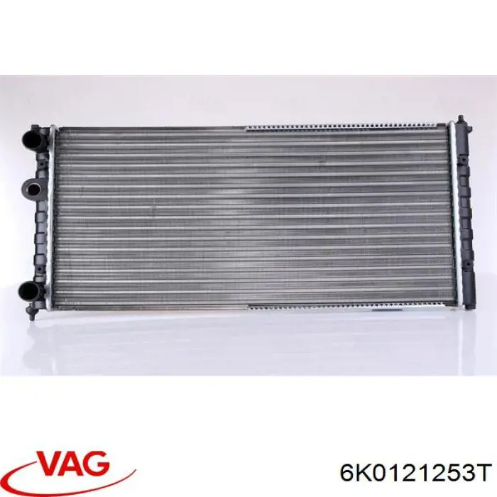 6K0121253T VAG радіатор охолодження двигуна