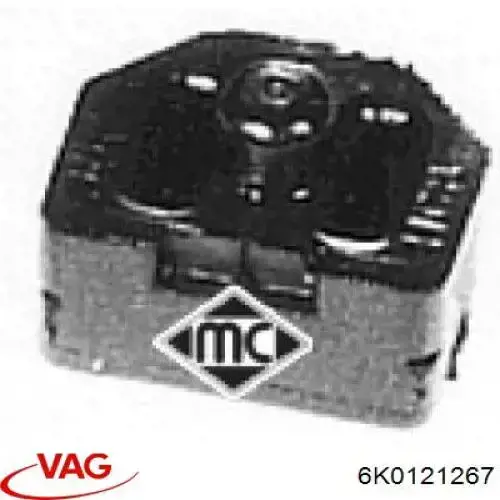 Подушка кріплення радіатора верхня VAG 6K0121267 ціна, від 2.08 USD
