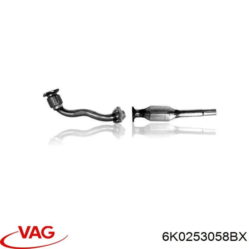 Купити 6K0253058BX VAG Перетворювач відпрацьованих газів