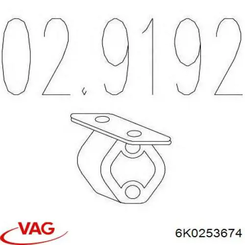 Купити 6K0253674 VAG 
