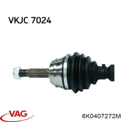 Купити 6K0407272M VAG Піввісь права