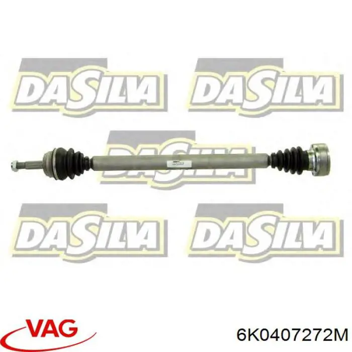 Піввісь передня, права VAG 6K0407272M ціна, від 76.36 USD