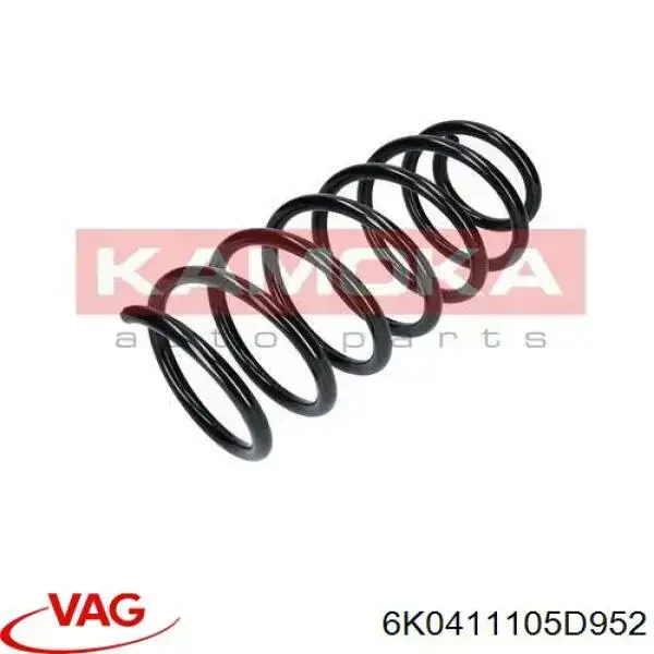 Пружина передня VAG 6K0411105D952 ціна, від 31.88 USD