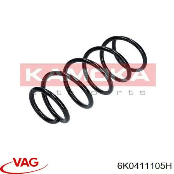 Пружина передня VAG 6K0411105H ціна, від 32.65 USD