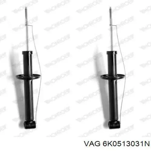 Купити 6K0513031N VAG Стійка амортизатора задня