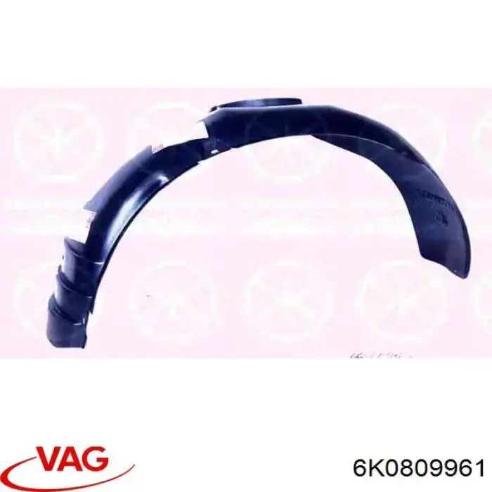 Підкрилок переднього крила, лівий VAG 6K0809961 ціна, від  