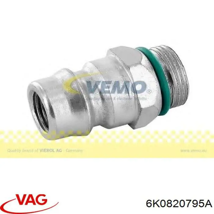Клапан заправки кондиціонера VAG 6K0820795A ціна, від 10.35 USD