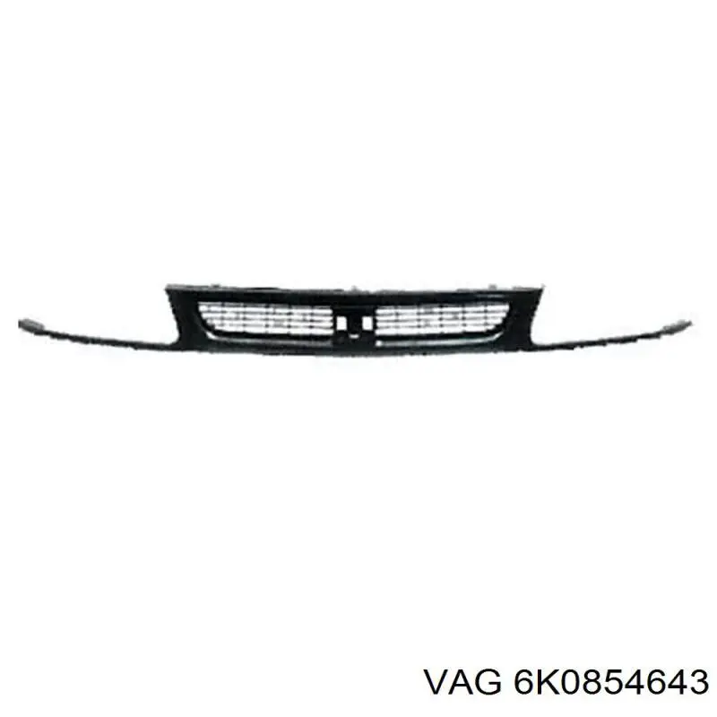 Облицювання радіатора VAG 6K0854643 ціна, від 12.59 USD