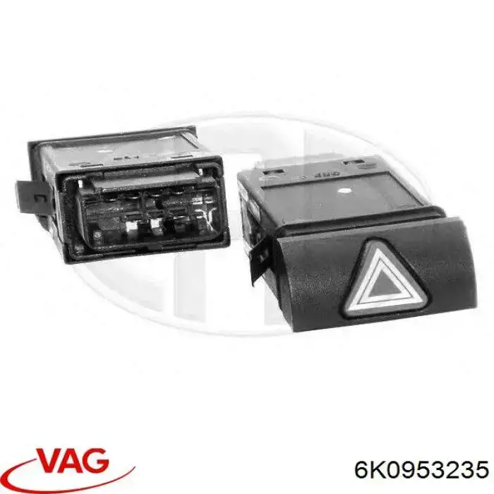 Кнопка включення аварійної сигналізації VAG 6K0953235 ціна, від 6.93 USD