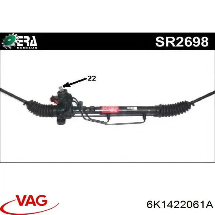 Управління рульове в зборі VAG 6K1422061A ціна, від 157.32 USD