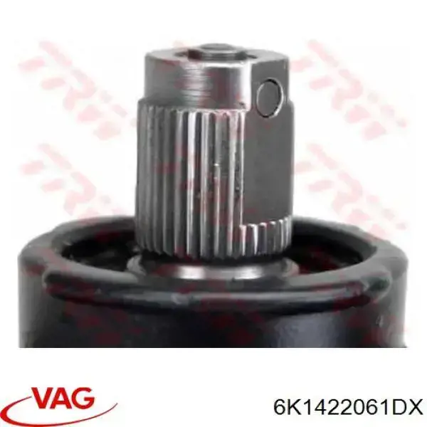 Рульова рейка 6K1422061DX VAG