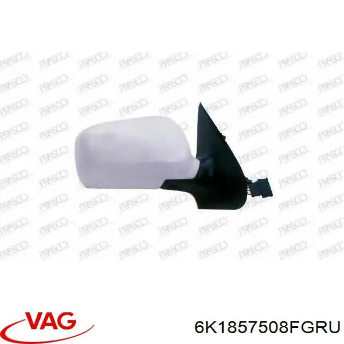 Праве бічне дзеркало VAG 6K1857508FGRU ціна, від 8.95 USD