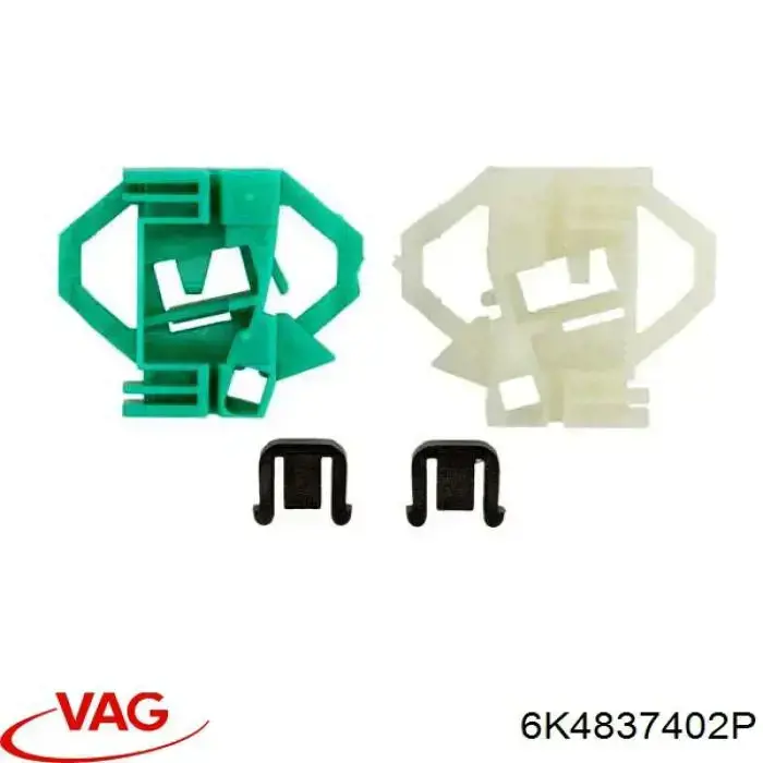 Механізм склопідіймача двері передньої, правої VAG 6K4837402P