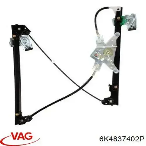 Механізм склопідіймача двері передньої, правої 6K4837402P VAG