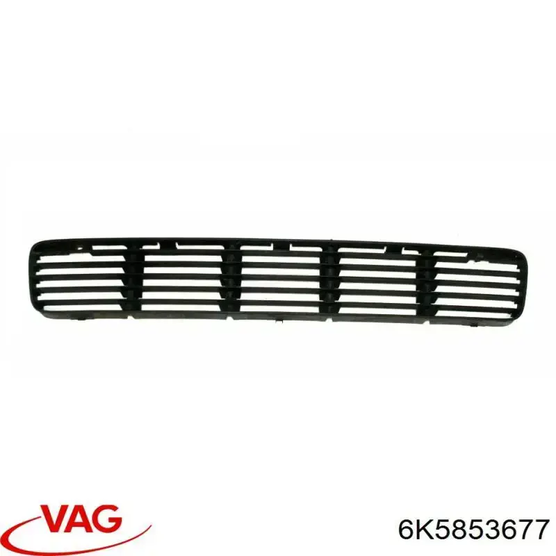 Решітка переднього бампера VAG 6K5853677 ціна, від 12.13 USD