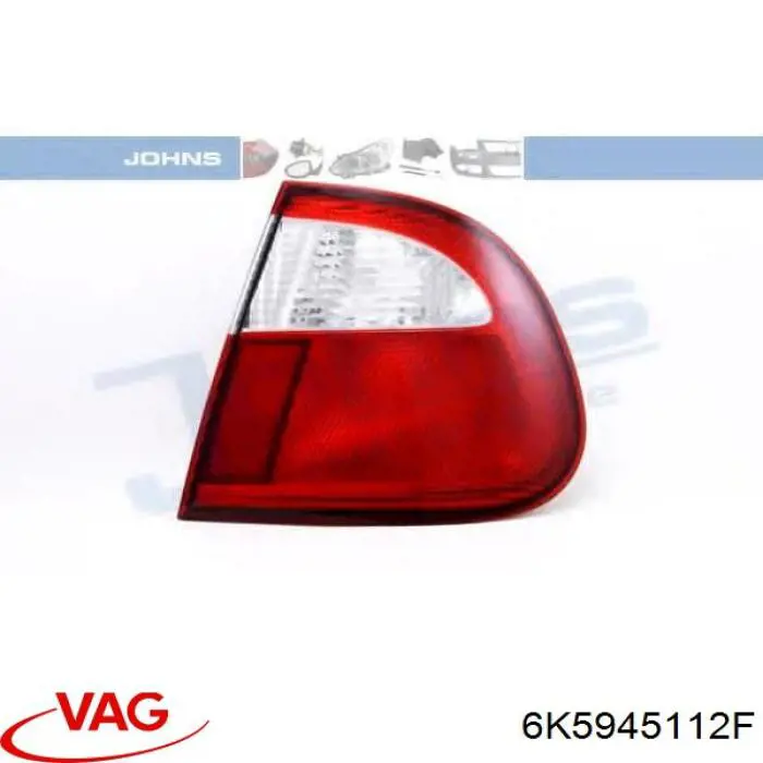 Ліхтар задній правий, зовнішній 671688E Polcar