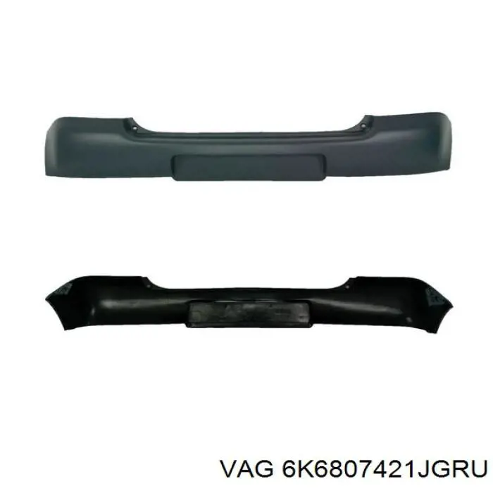 Купити 6K6807421JGRU VAG Задній бампер