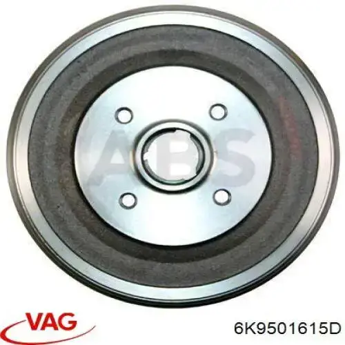 Купити 6K9501615A VAG Барабан гальмівний задній