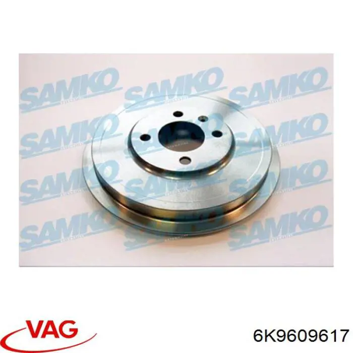 Барабан гальмівний задній VAG 6K9609617 ціна, від 47.72 USD