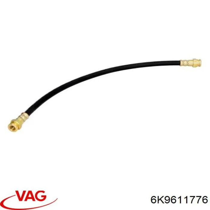 Шланг гальмівний задній VAG 6K9611776 ціна, від 7.92 USD