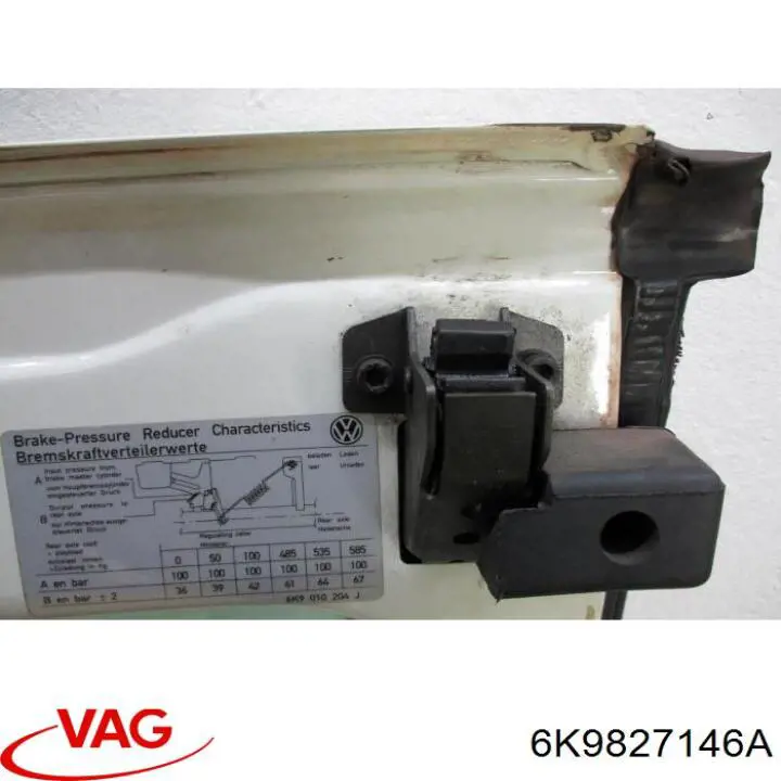 Купити 6K9827146A VAG Двері фургона задні, розпашні, праві