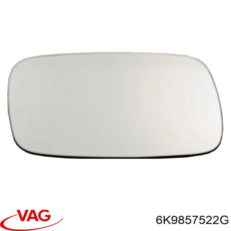 Скло дзеркала заднього виду, правого VAG 6K9857522G ціна, від 9.86 USD