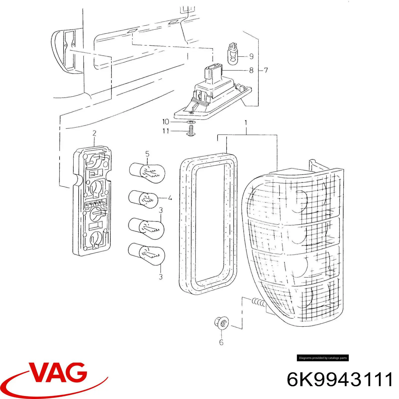 6K9943111 VAG 