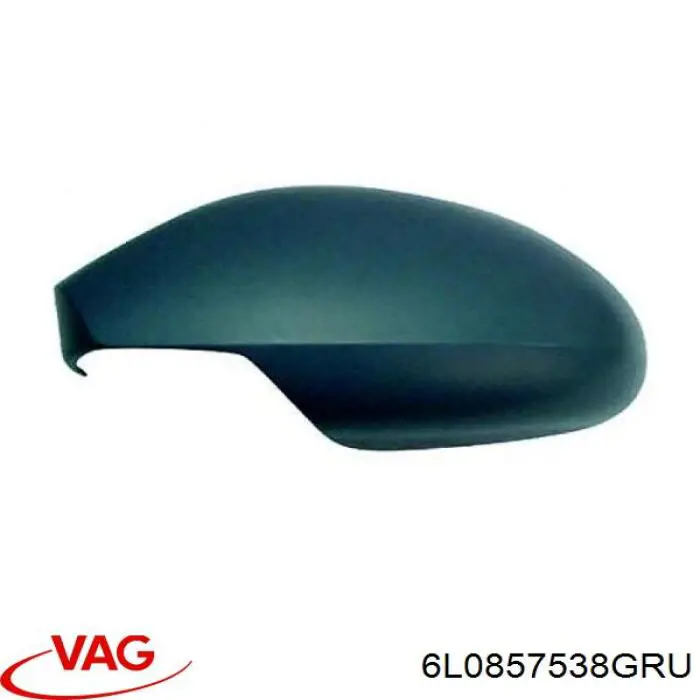 Купити 6L0857538GRU VAG Накладка/кришка дзеркала заднього виду, права