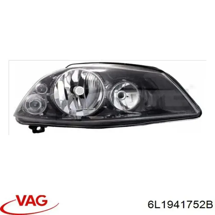 Купити 6L1941752B VAG Фара правая