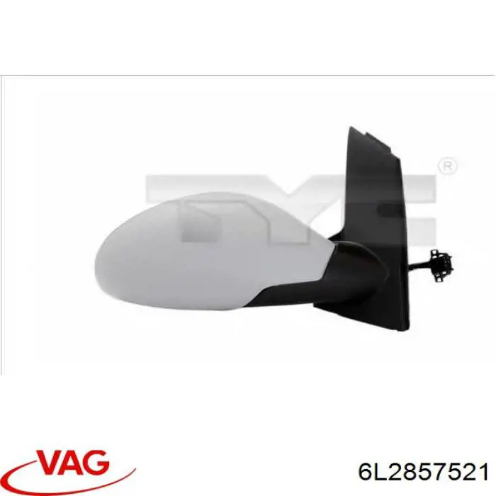 Ліве бічне дзеркало VAG 6L2857521 ціна, від 90.71 USD