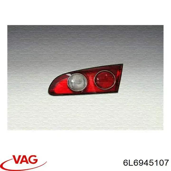 Ліхтар задній лівий, внутрішній 6L6945107 VAG