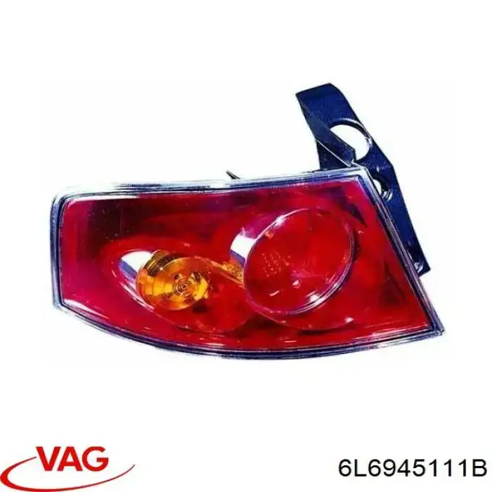 6L6945111B VAG Задній лівий зовнішній ліхтар