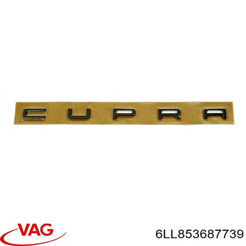 Емблема на кришку багажника, фірм.значок VAG 6LL853687739 ціна, від 73.51 USD